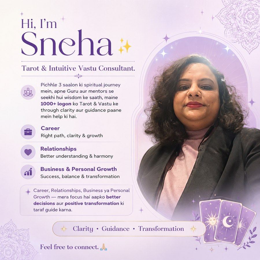 Tarot & Vastu Consultant — Personal Branding