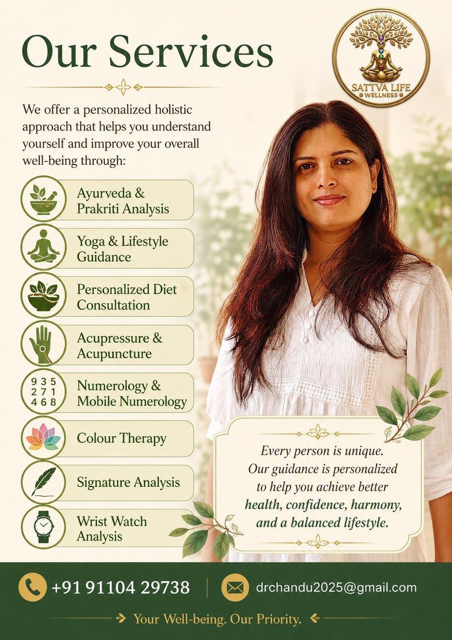 Sattva Life Wellness — Our Services