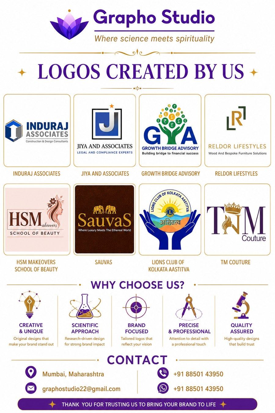 Grapho Studio — Logos Created By Us